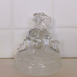 Cristal d’Arques Snowman Figure